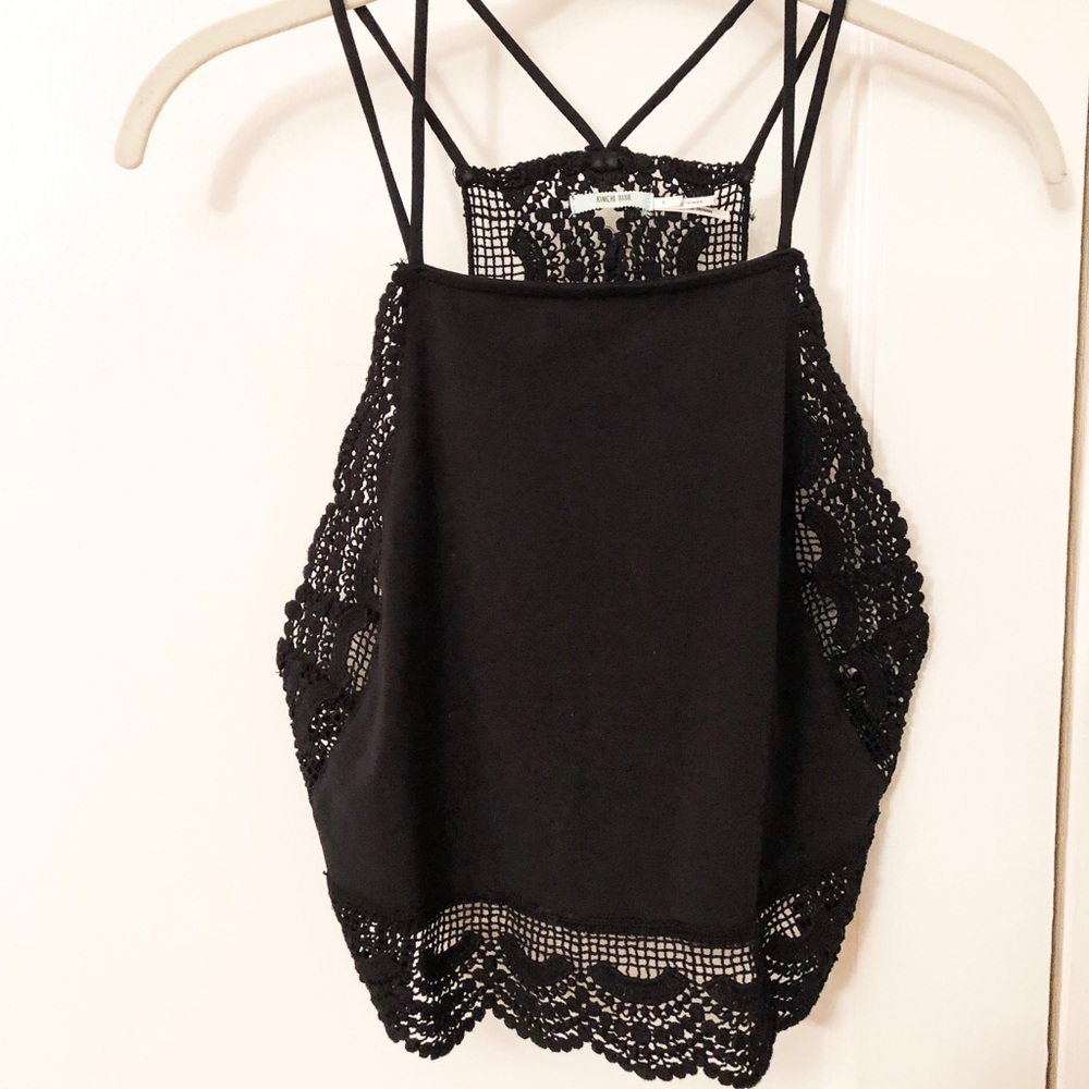 Urban outfitters lace crop top